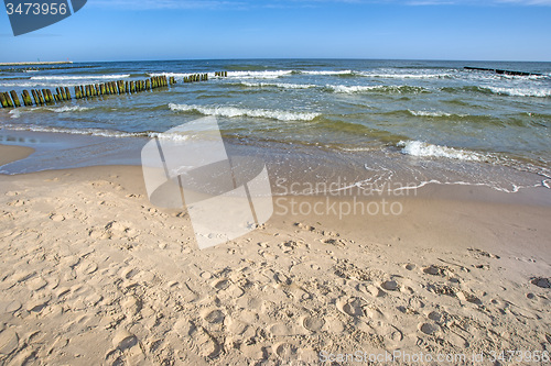 Image of Groins in the Baltic Sea 