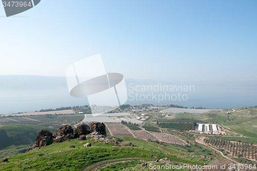 Image of Israeli landscape near Kineret lake