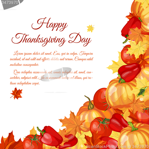 Image of Thanksgiving Day Greeting Card