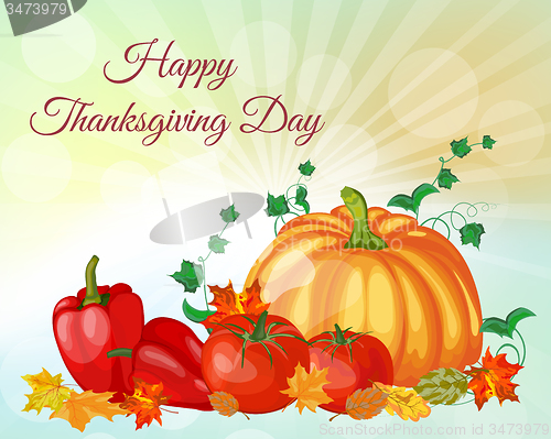 Image of Thanksgiving Day Greeting Card