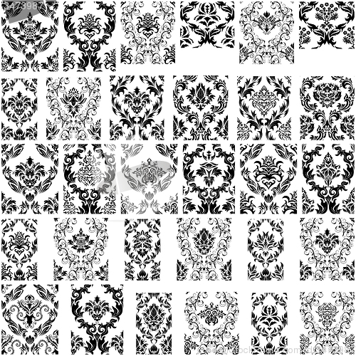 Image of Damask Seamless Pattern