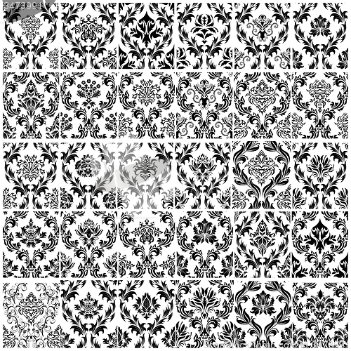 Image of Damask Seamless Pattern