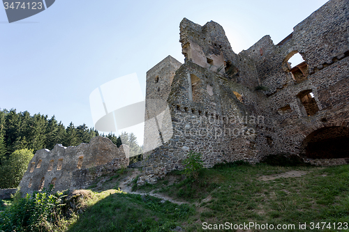 Image of very old castle ruins