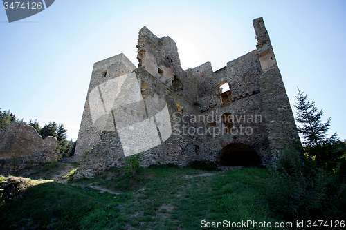 Image of very old castle ruins