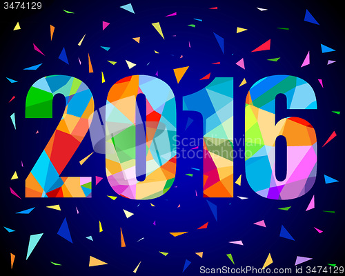 Image of 2016 new year design