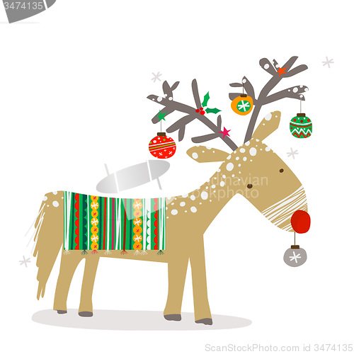 Image of christmas reindeer