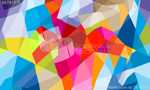 Image of colorful  geometric abstract background