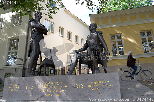 Image of TURKU, FINLAND, AUGUST 2, 2013: Swedish Crown Prince Carl Johan 