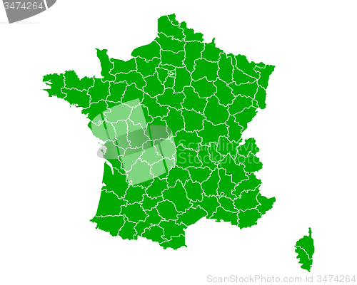 Image of Map of France