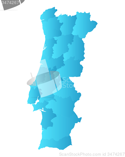 Image of Map of Portugal
