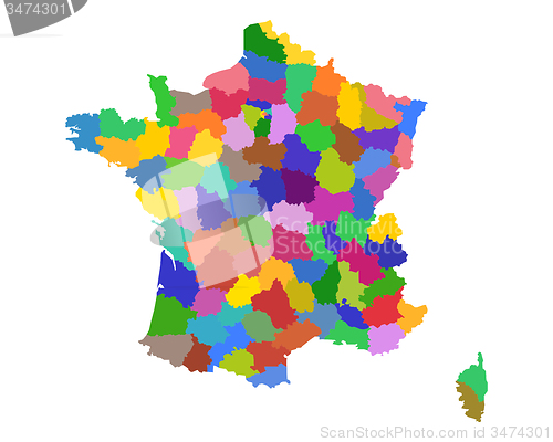 Image of Map of France