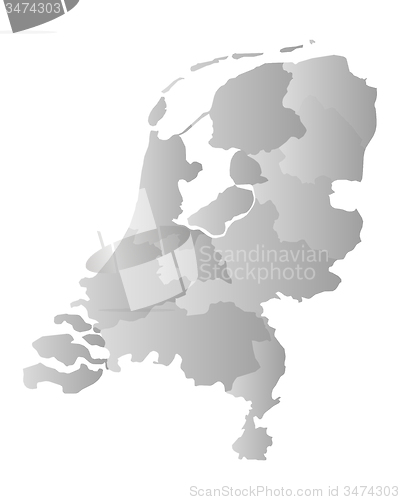 Image of Map of the Netherlands