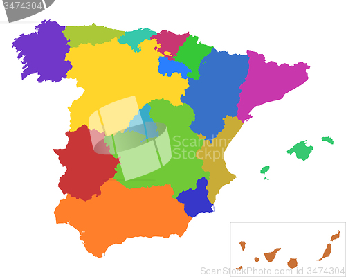 Image of Map of Spain