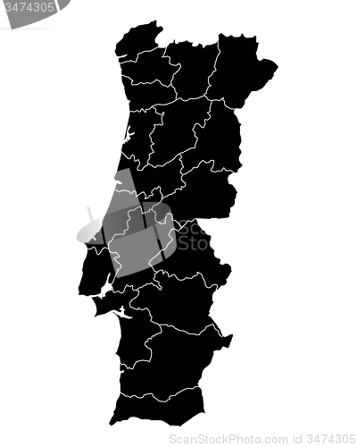 Image of Map of Portugal