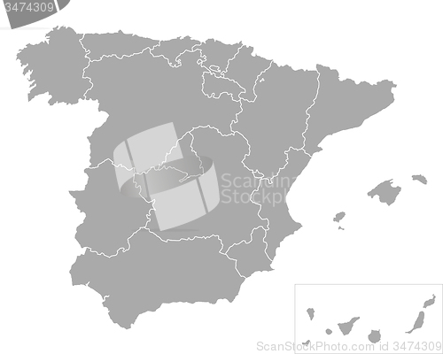 Image of Map of Spain