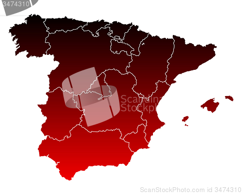 Image of Map of Spain