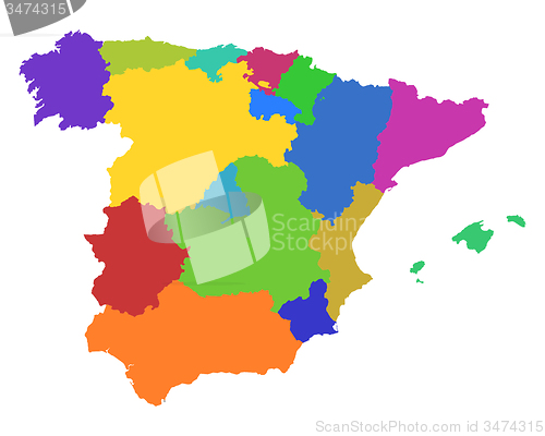 Image of Map of Spain