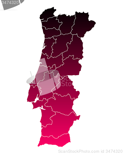 Image of Map of Portugal