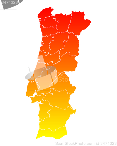 Image of Map of Portugal
