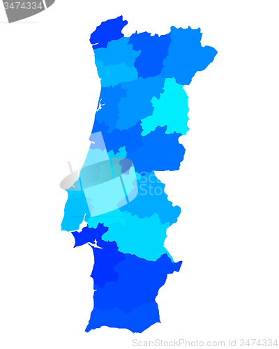 Image of Map of Portugal