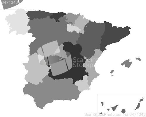 Image of Map of Spain