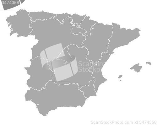 Image of Map of Spain