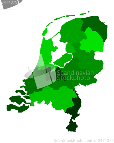 Image of Map of the Netherlands