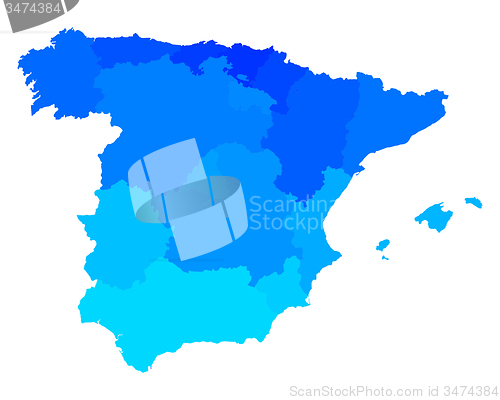 Image of Map of Spain