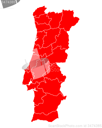 Image of Map of Portugal