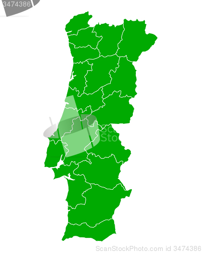 Image of Map of Portugal