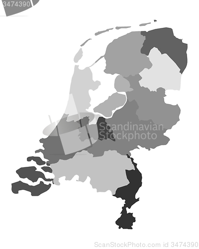 Image of Map of the Netherlands