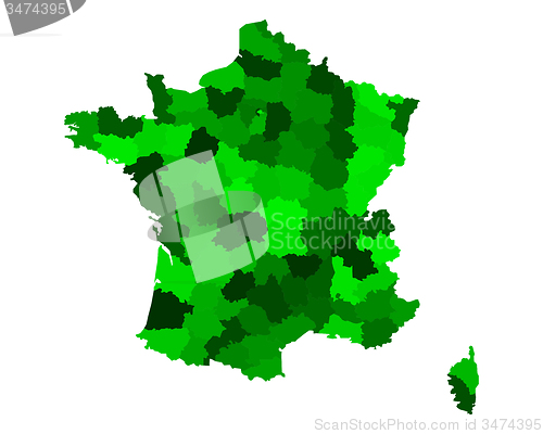 Image of Map of France