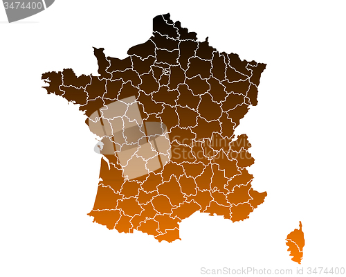 Image of Map of France