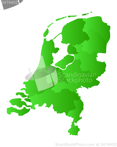 Image of Map of the Netherlands