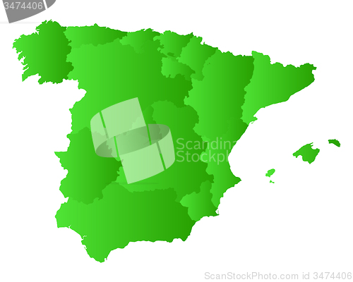 Image of Map of Spain