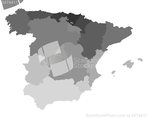 Image of Map of Spain