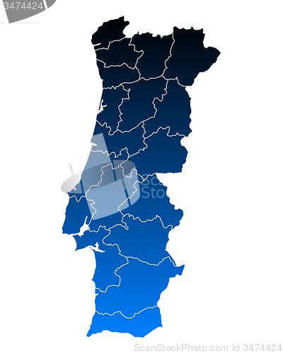 Image of Map of Portugal