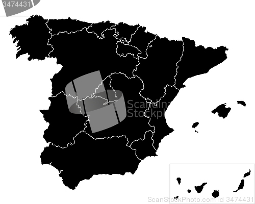 Image of Map of Spain