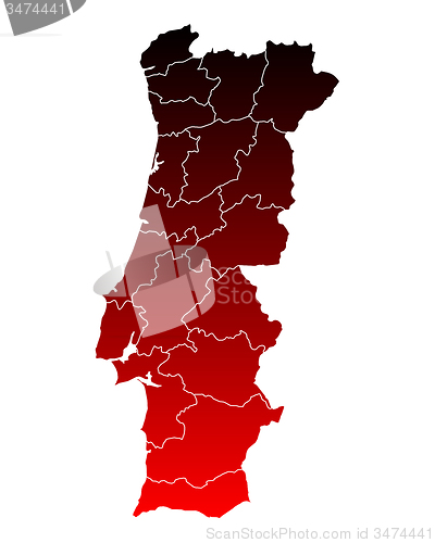 Image of Map of Portugal