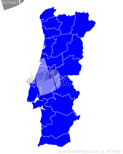 Image of Map of Portugal