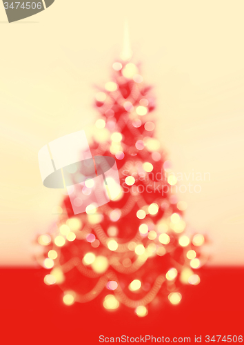 Image of Background of Christmas tree