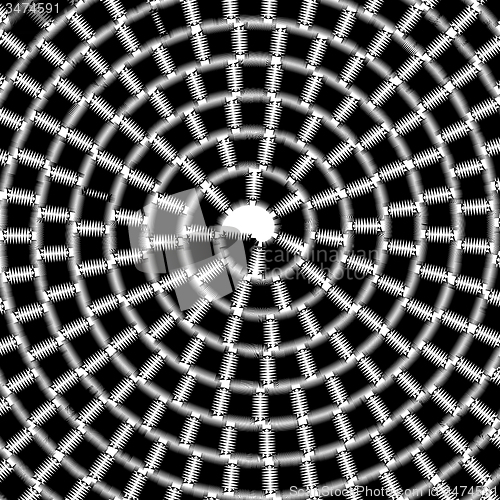 Image of Black Spiral Background