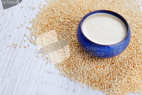 Image of homemade tahini