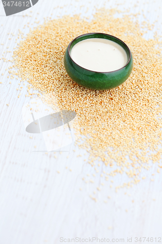 Image of homemade tahini