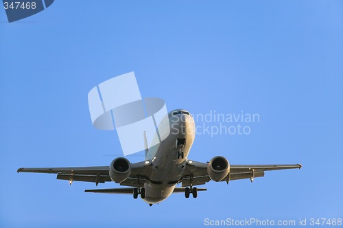 Image of Landing airplane