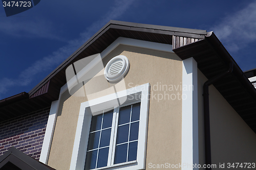 Image of roof of modern house
