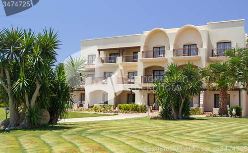 Image of Luxury resort hotel buildings