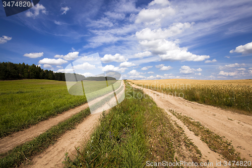 Image of two rural roads  