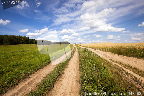 Image of two rural roads  