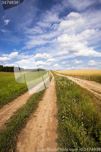 Image of two rural roads  